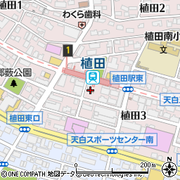 名古屋植田郵便局周辺の地図