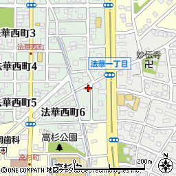 愛知県名古屋市中川区法華西町220周辺の地図