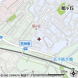 静岡県三島市旭ヶ丘1-18周辺の地図