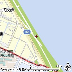 立田長島インター線周辺の地図