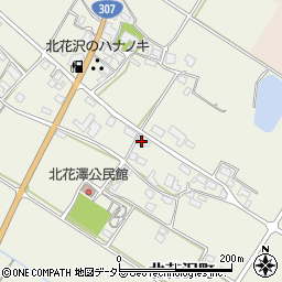 滋賀県東近江市北花沢町590周辺の地図