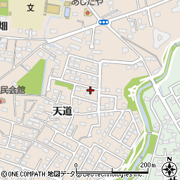 愛知県豊田市四郷町天道99-93周辺の地図