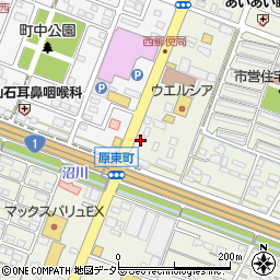 おたからや　原東店周辺の地図