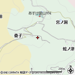 愛知県豊田市椿立町桑子周辺の地図
