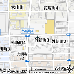 外新町中駒ビル周辺の地図