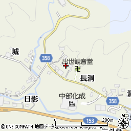 愛知県豊田市井ノ口町長洞14周辺の地図