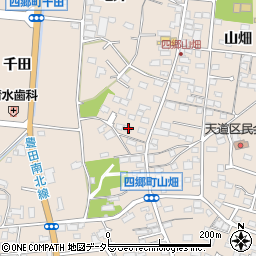 愛知県豊田市四郷町山畑33-5周辺の地図