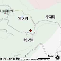 愛知県豊田市椿立町周辺の地図