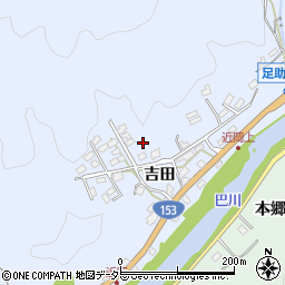 愛知県豊田市近岡町吉田周辺の地図