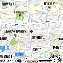 愛知県名古屋市瑞穂区本願寺町2丁目79周辺の地図