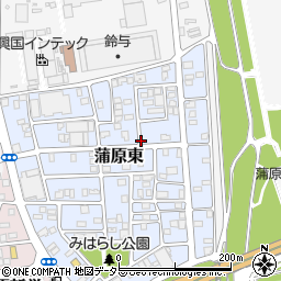 静岡県静岡市清水区蒲原東周辺の地図
