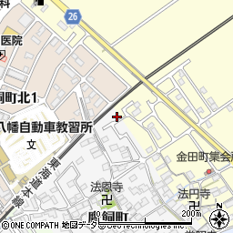 滋賀県近江八幡市鷹飼町1243周辺の地図