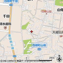 愛知県豊田市四郷町山畑33周辺の地図