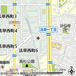 愛知県名古屋市中川区法華西町199周辺の地図