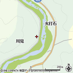 愛知県豊田市足助町川見周辺の地図