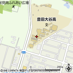 豊田大谷高等学校周辺の地図