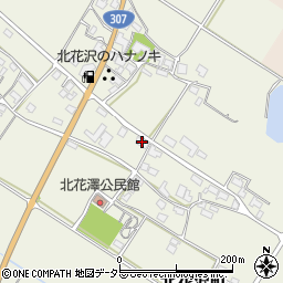 滋賀県東近江市北花沢町601周辺の地図