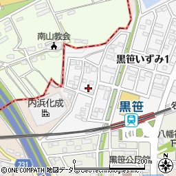 愛知県みよし市黒笹町原山周辺の地図