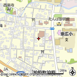 兵庫県丹波市柏原町柏原591-1周辺の地図