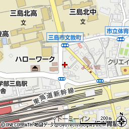 株式会社藤田不動産　三島店周辺の地図