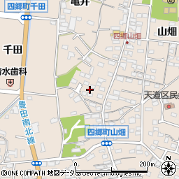 愛知県豊田市四郷町山畑36-1周辺の地図