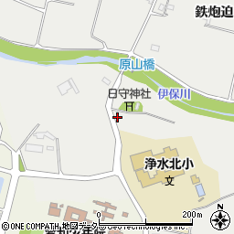 愛知県豊田市貝津町（西向畑）周辺の地図