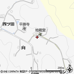 愛知県豊田市綾渡町深田周辺の地図