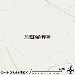 兵庫県多可郡多可町加美区岩座神周辺の地図