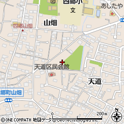 愛知県豊田市四郷町天道7-1周辺の地図
