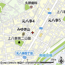 メゾン元八事周辺の地図