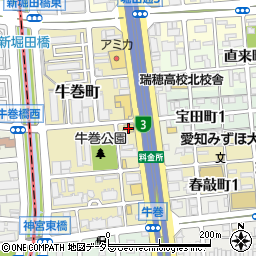 サイクルベースあさひ堀田通店周辺の地図
