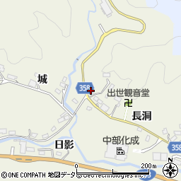 愛知県豊田市井ノ口町長洞2周辺の地図