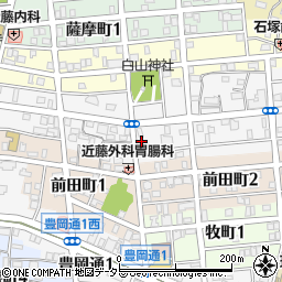 愛知県名古屋市瑞穂区本願寺町2丁目72周辺の地図