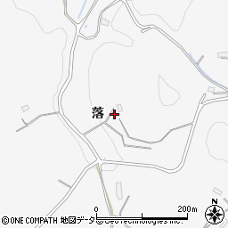愛知県豊田市綾渡町落周辺の地図