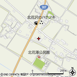 滋賀県東近江市北花沢町624-1周辺の地図