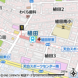 ファミリーマート植田駅前店周辺の地図