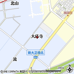 愛知県日進市赤池町大応寺周辺の地図