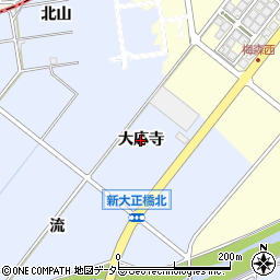 愛知県日進市赤池町（大応寺）周辺の地図