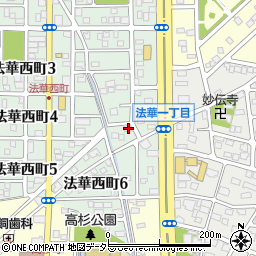 愛知県名古屋市中川区法華西町194周辺の地図