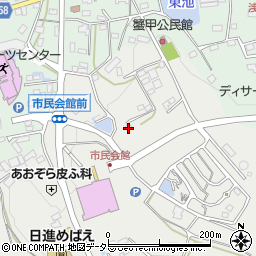 愛知県日進市折戸町笠寺山周辺の地図