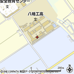 滋賀県立八幡工業高等学校周辺の地図