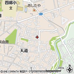 愛知県豊田市四郷町天道99-89周辺の地図