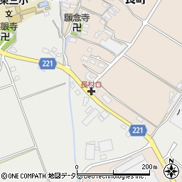 長村口周辺の地図