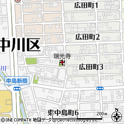 瑞光寺周辺の地図