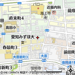 愛知県名古屋市瑞穂区宝田町6丁目21周辺の地図