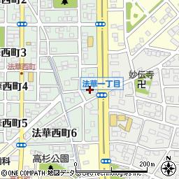 愛知県名古屋市中川区法華西町185-2周辺の地図