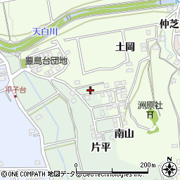 愛知県日進市米野木町南山周辺の地図