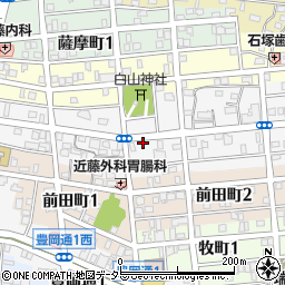 愛知県名古屋市瑞穂区本願寺町2丁目42周辺の地図