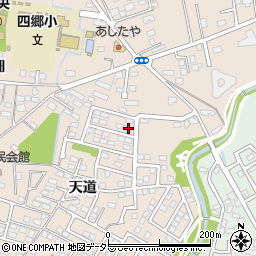 愛知県豊田市四郷町天道99-70周辺の地図