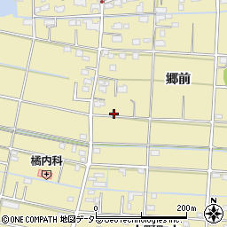 愛知県愛西市大野町郷前129周辺の地図